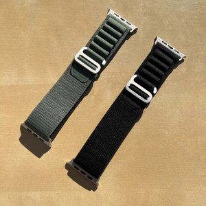 2 Pack --Nylon Alpine Loop For Apple Watch Ultra/Ultra 2
